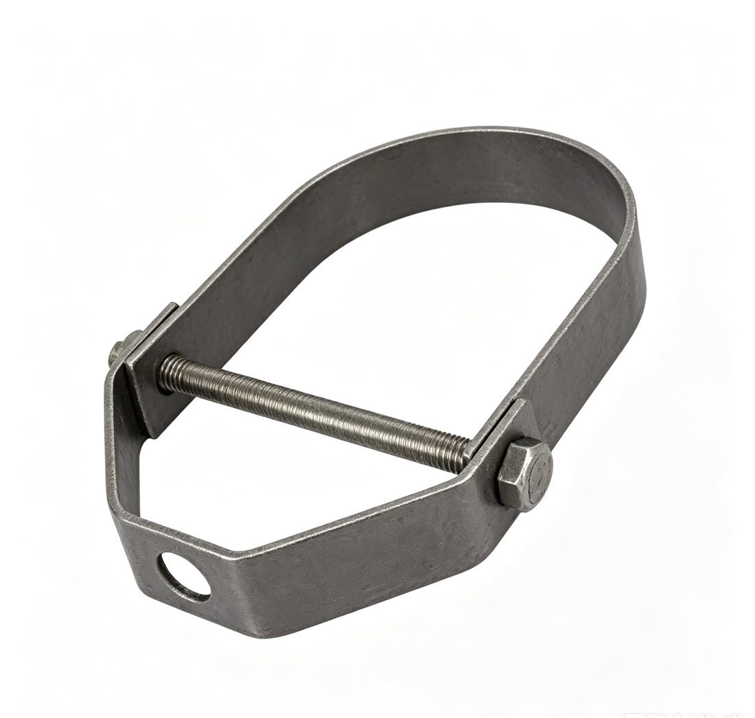 Adjustable steel clevis hanger with cross bolt, MSS SP-58 Type 1 pattern, self-color finish