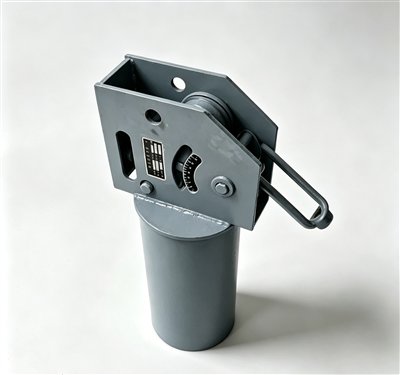 Lever-type constant hanger with travel scale