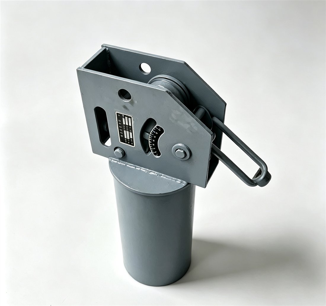 Lever-type constant support hanger with travel scale and clevis connection